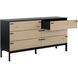 Rosso Black / Brown / Matte Black Dresser